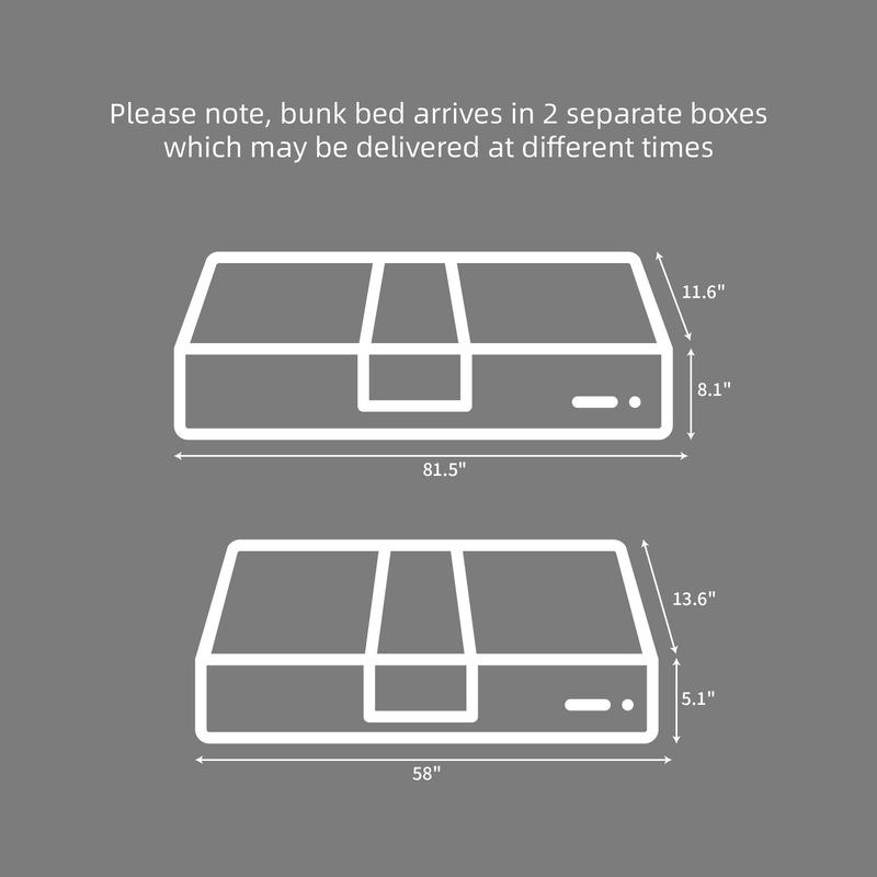 Twin Over Full Bunk Bed With Thick Posts,Wooden Bunk Bed With High Guardrail And Ladder For Kids, Teens, Dorm Rooms, And Guest Rooms,No Box Spring Needed,White_voghion.com