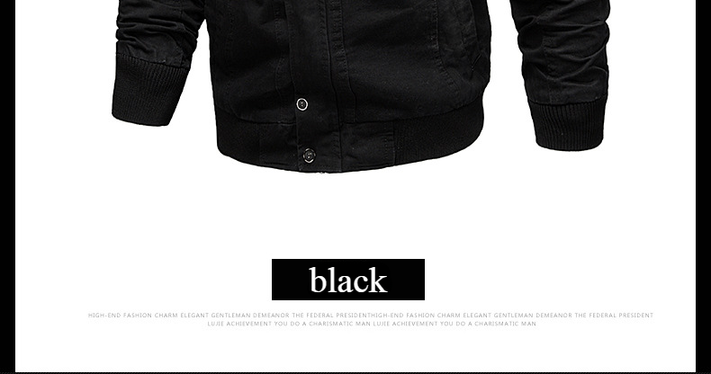 Veste pour hommes printemps et automne décontracté coton militaire vêtements de travail multi-poches manteau d'hiver en plein air bomber veste vêtements pour hommes_voghion.com