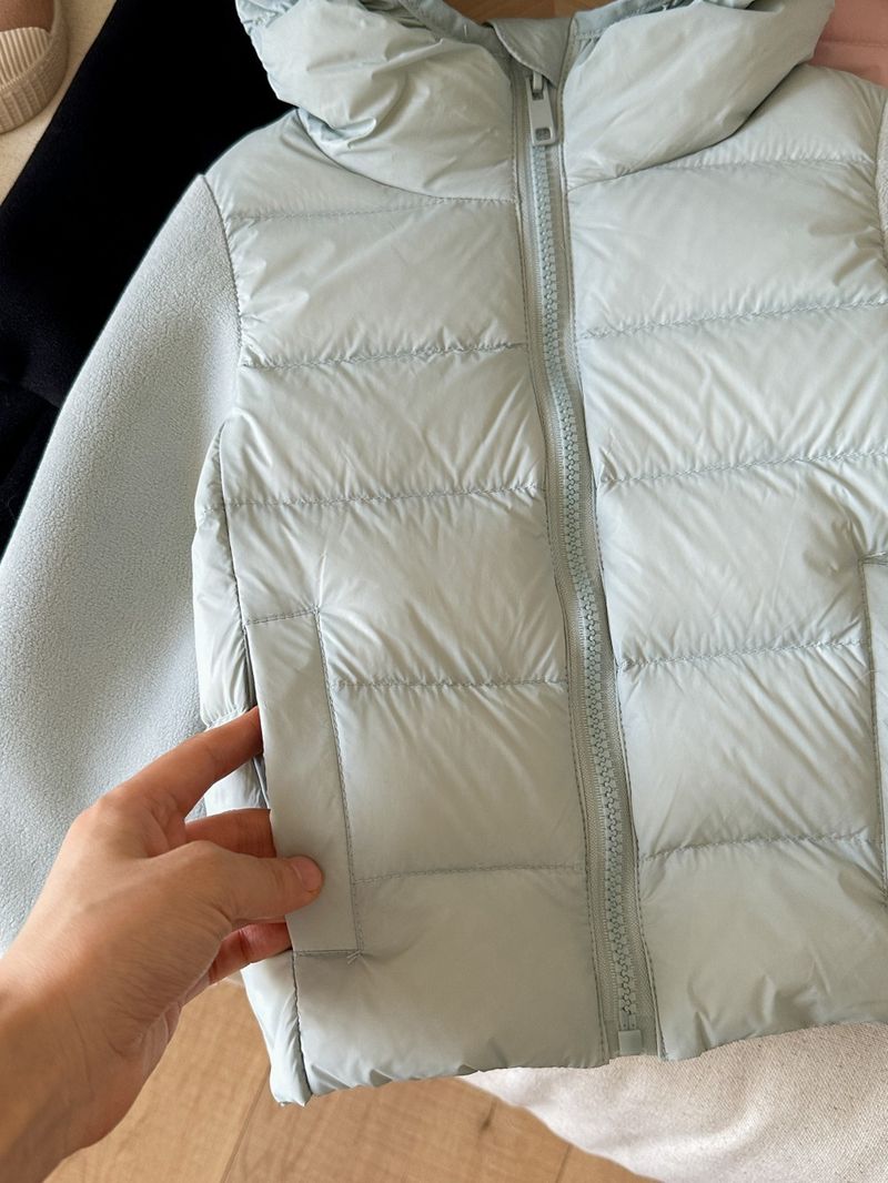 Kids' Lightweight Down Jacket – 90% White Duck Feather (100-150cm, Slim Fit, Winter Coat, Soft Nylon Shell, Unisex)_voghion.com