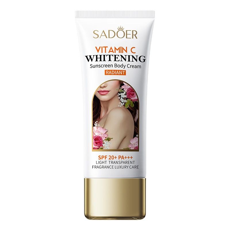SADOERVC Sunscreen Whitening Body Makeup Cream For Unifying Tone And Brightening Skin_voghion.com