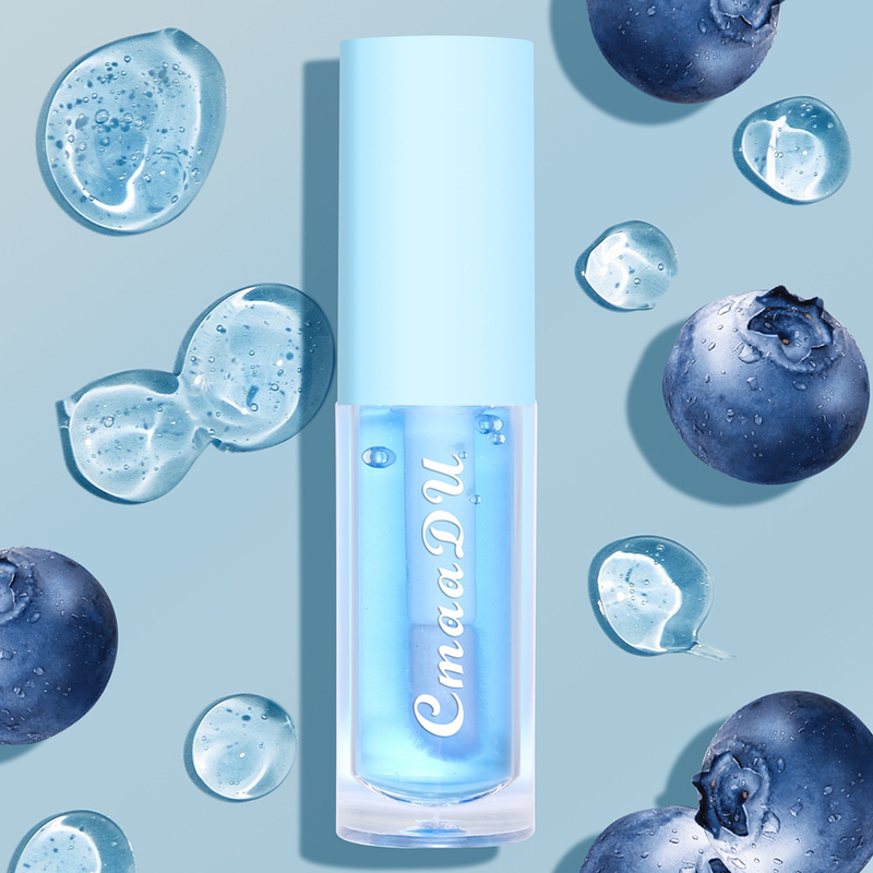 Brillant, décoloration de la température des lèvres des fruits, huile pour les lèvres, hydratant, réduisant le contour des lèvres, nourrissant, imperméable_voghion.com