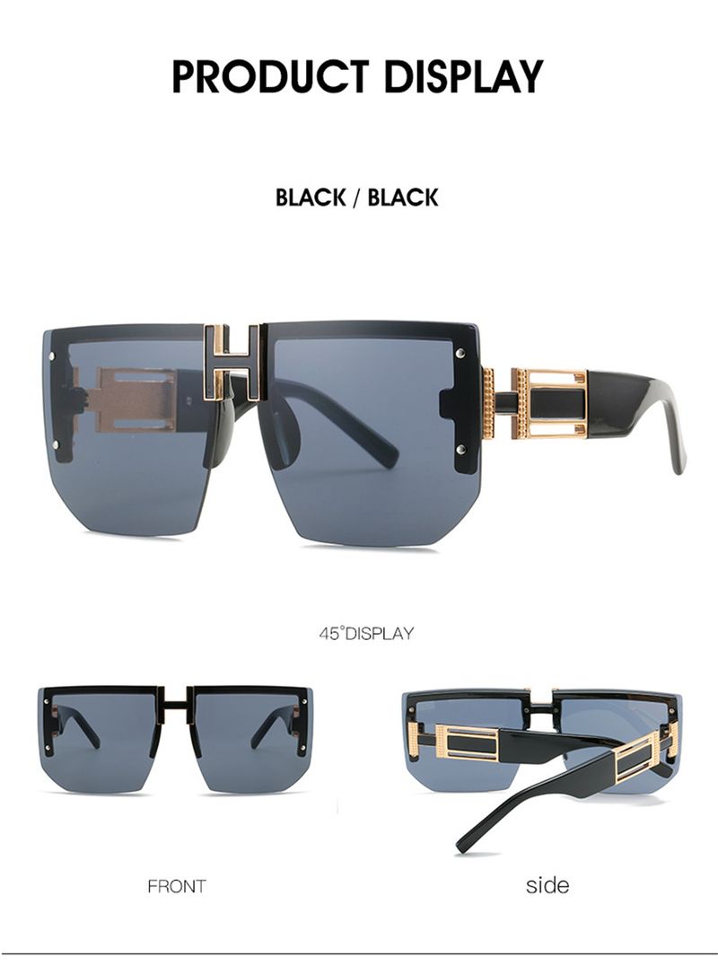 Mode Neue Mode Vintage Quadrat Sonnenbrille Für Frauen Männer Marke Retro Overside Rahmen Brille Fahren Polarisierte Brillen UV400_voghion.com