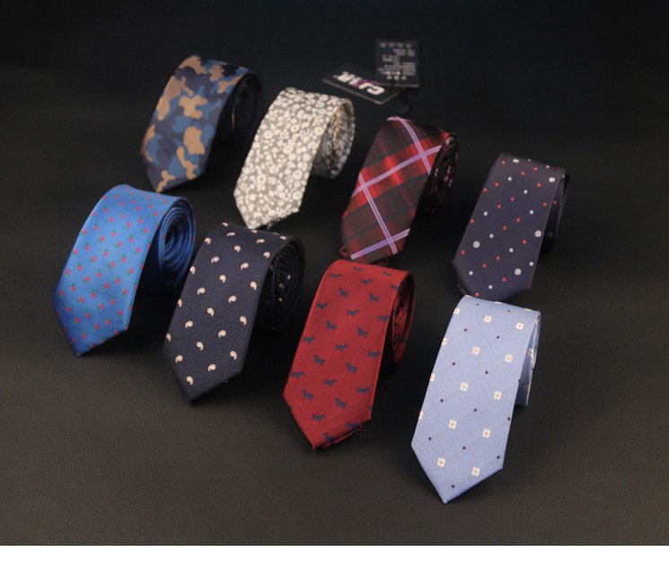 Men's 6cm polyester tie pocket square two-piece suit Korean fashion business groom's square scarf 1200 stitches polyester_voghion.com