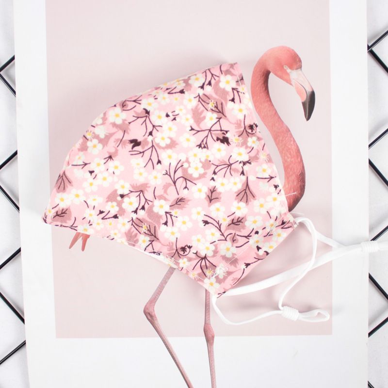 Mască imprimată pentru adulți, mască dublă respirabilă, rezistentă la praf, cu filtru, reglabilă_voghion.com