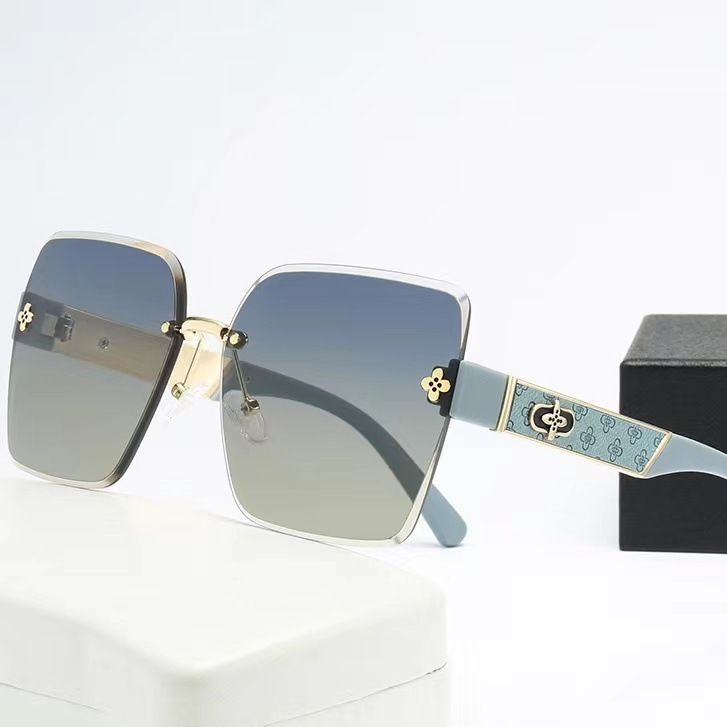 2024 New nylon polarized frameless trimming luxury women's ashionable sunglasses_voghion.com