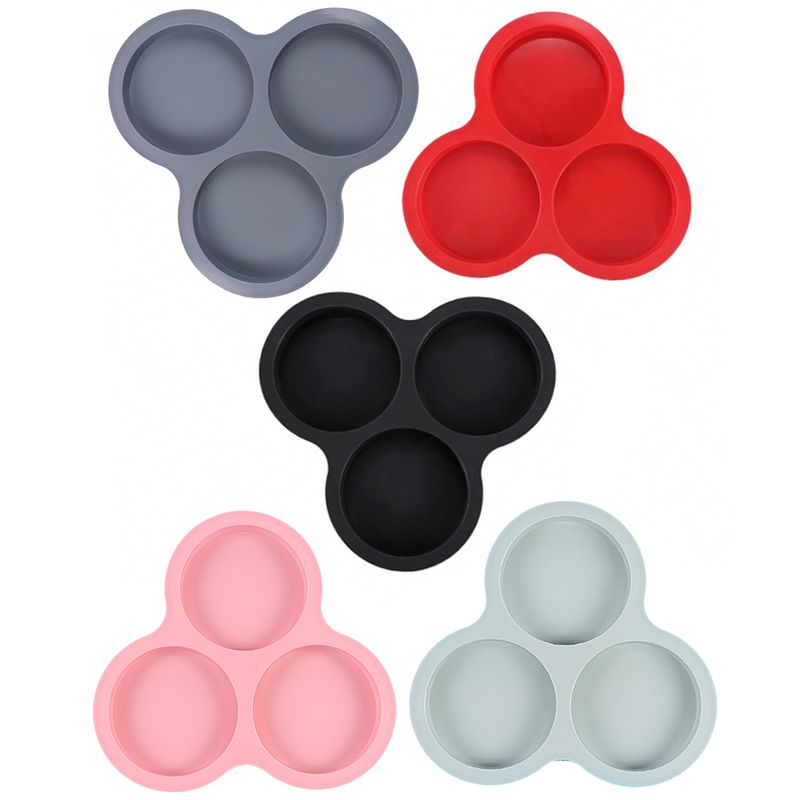 Silicone Egg Mold Air Fryer Egg Pan Reusable 3-Cavity Muffin Cake Baking Mould Kitchen Cooking Accessories_voghion.com