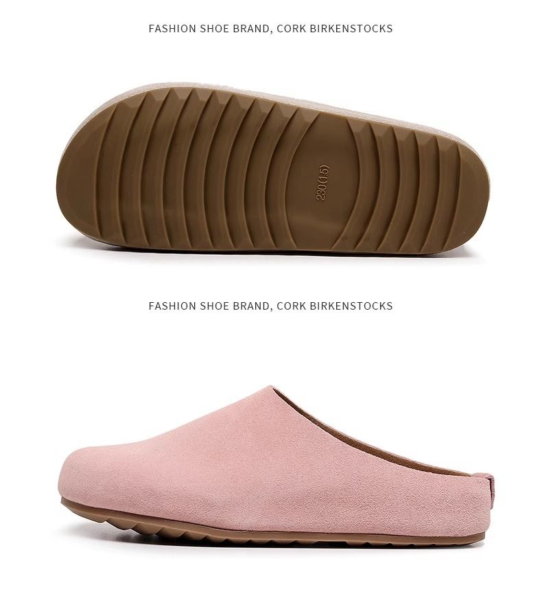 Women's Slip-On Clogs - Soft Suede Upper, Lightweight & Breathable, Comfortable Rubber Sole, Casual Boho Shoes For Women_voghion.com