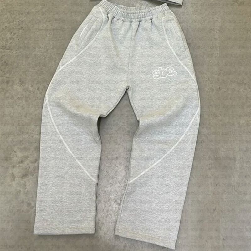 Herrenbekleidung Herren Hip Hop Streetwear Hoodie & Jogger Set mit Buchstabendruck - Trendy Oversized Pullover mit Kapuze und Hose für urbane Mode_voghion.com