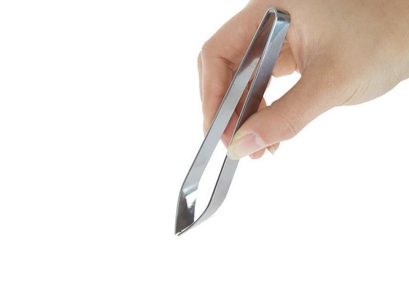 En stock pince à cheveux créative en acier inoxydable pince à cheveux de poulet pince à cheveux de cochon pince à tirer les arêtes de poisson pince à tirer les cheveux en acier inoxydable en forme d'arête de poisson_voghion.com