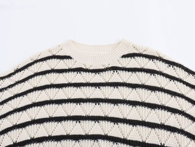 Damen Summer 2024 neit Set mat Hosen a Pullover-Top_voghion.com