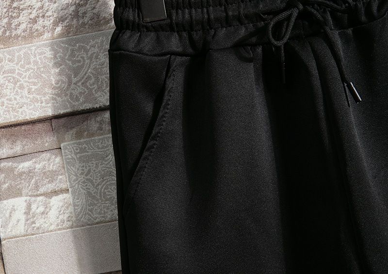 Îmbrăcăminte bărbătească leneșă cu mânecă lungă, literară și la modă, costum de temperament la modă, pulover popular, pantaloni_voghion.com