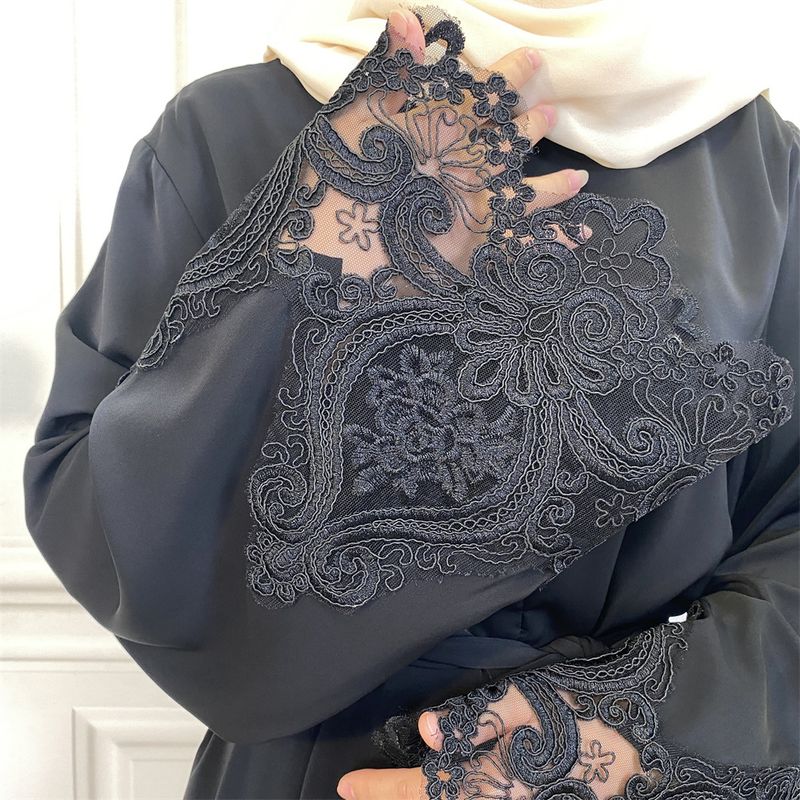 Yeni Müslüman Abaya Elbise Dubai Uzun Kadın Abiye Elbise Fas Kaftanı Anne Ön Fermuarlı Nida Tasarım Kadın Elbisesi Türk Elbiseleri_voghion.com
