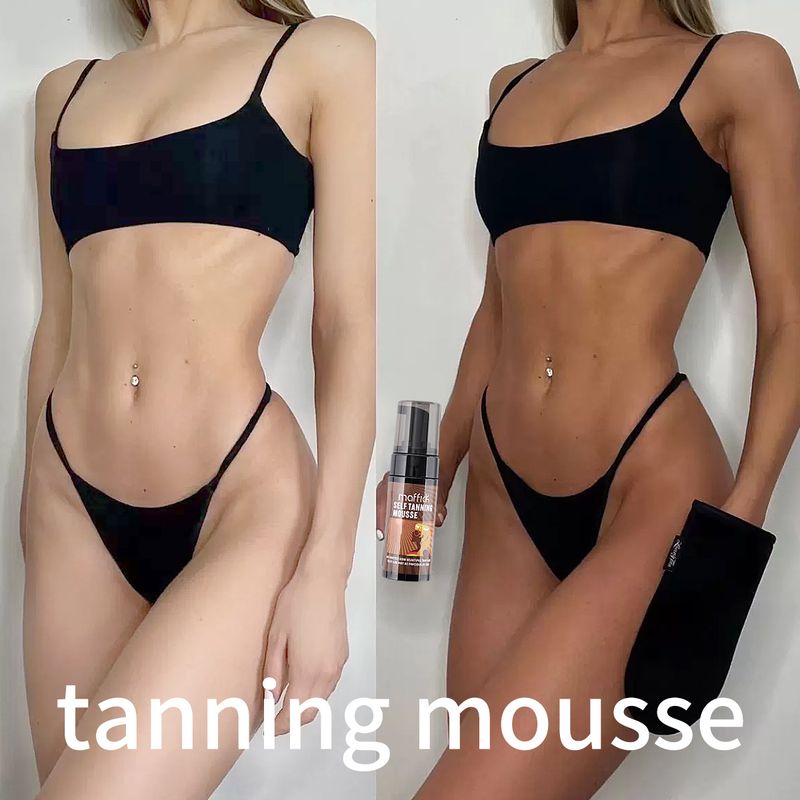Scrub e trattamenti per il corpo Maffick Tanning Mousse Bubble Bronze Sun Free Sunbathing Sun Boosting Spot_voghion.com