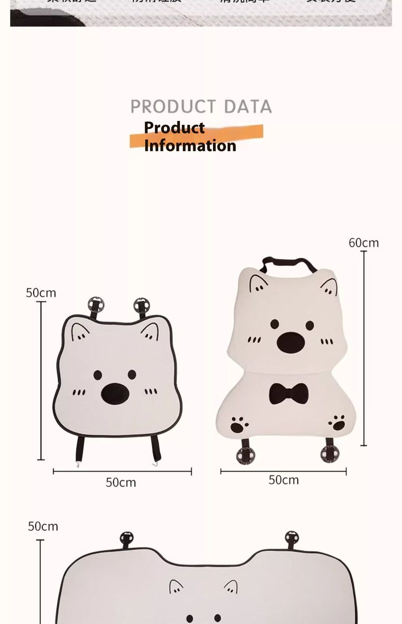 Cuscino per poggiatesta con supporto lombare a forma di gatto, accessori in tessuto di lino traspirante, confezione da metà coprisedile per auto_voghion.com