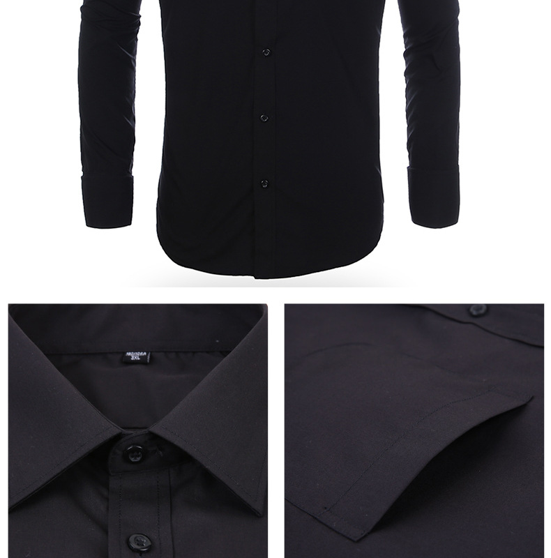 Abbigliamento uomo Camicia con gemelli francesi Camicia da uomo taglie comode_voghion.com