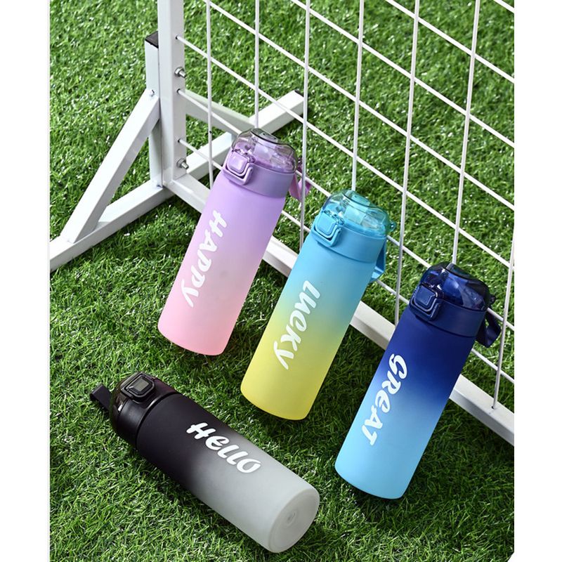 Sports FCM High-end Matte Gradient Color Cup Outdoor Draagbare Waterfles_voghion.com