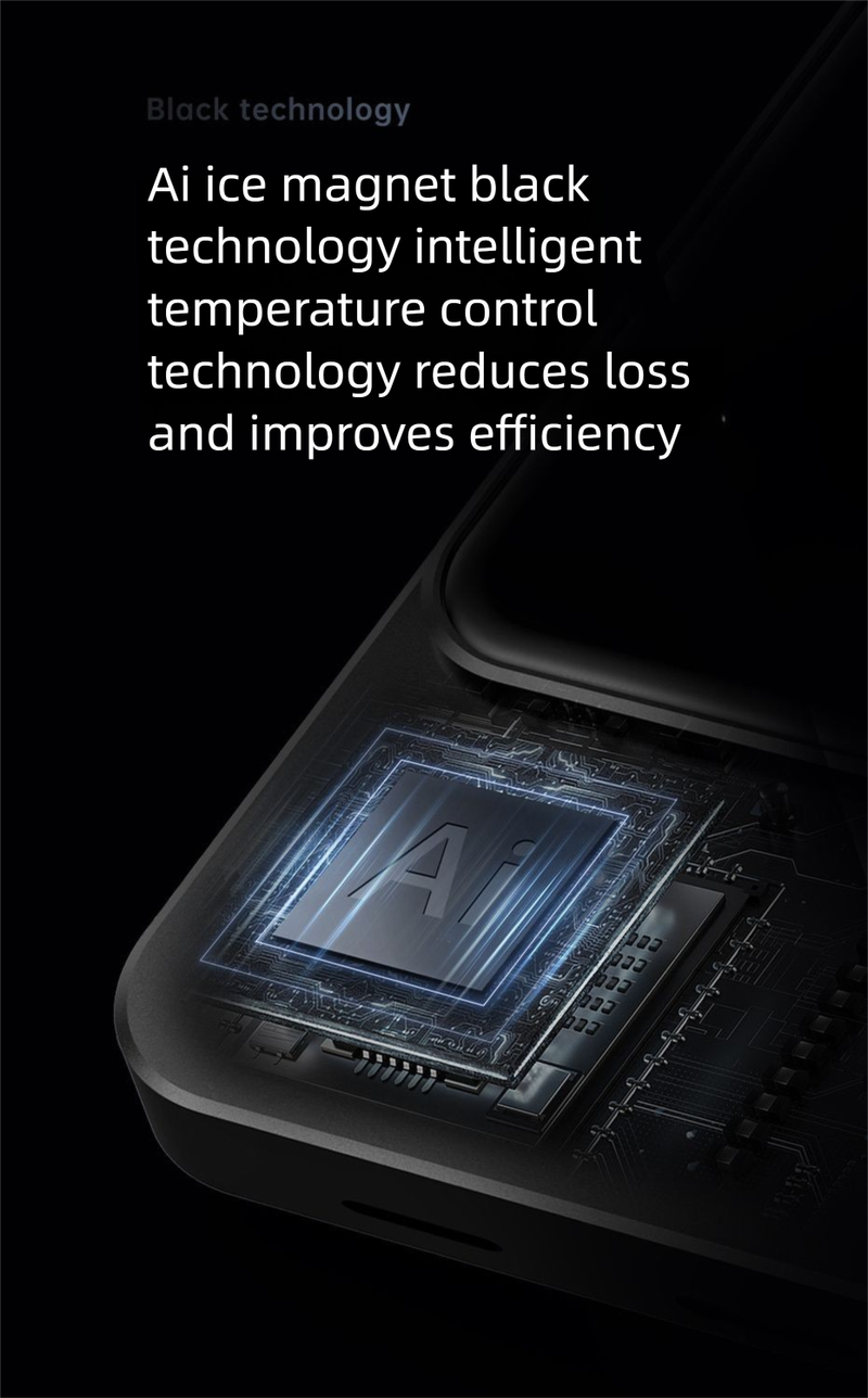 Wireless Magnetic Bank Transparent 10000mAh Large Capacity Fast Charging Mobile Power Iphone 15 External Battery_voghion.com