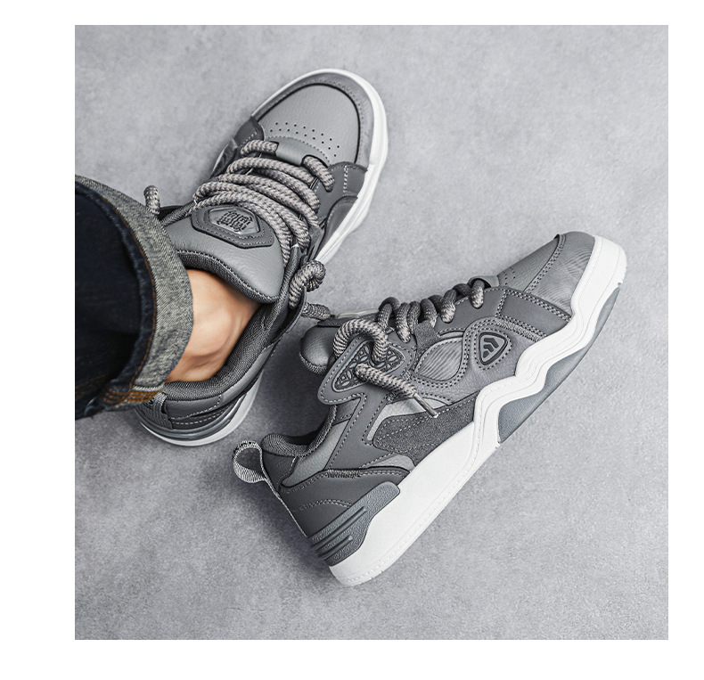 Man Work Shoes Basketball Shoes Sneakers Fabric Mesh Shock Absorption Footgear Sneakers_voghion.com