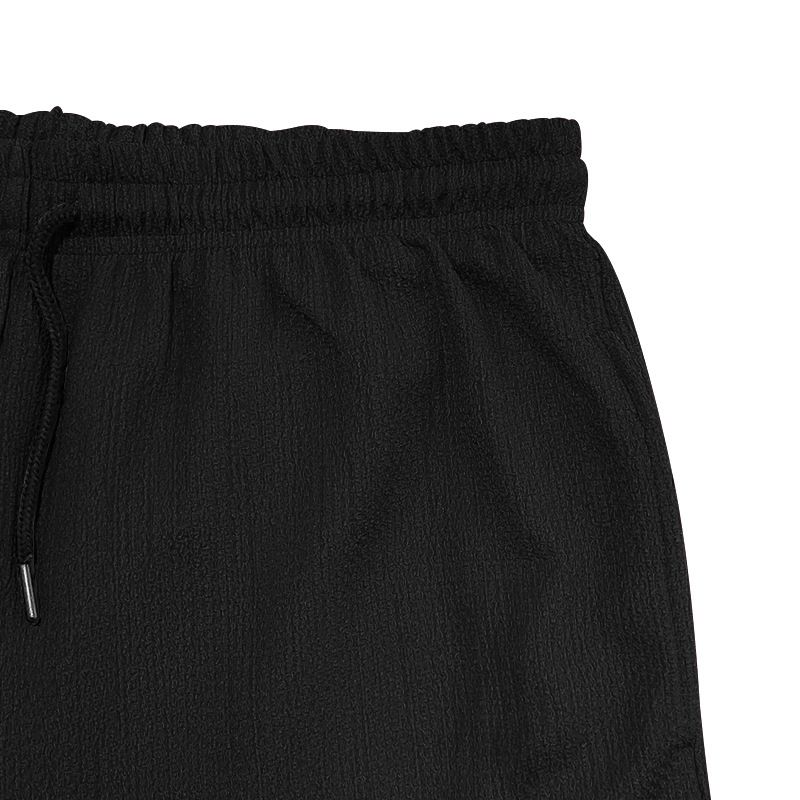 Lot de 2 shorts d'été décontractés pour homme, coupe trois-quarts, doublés, à séchage rapide et double épaisseur, tissés_voghion.com