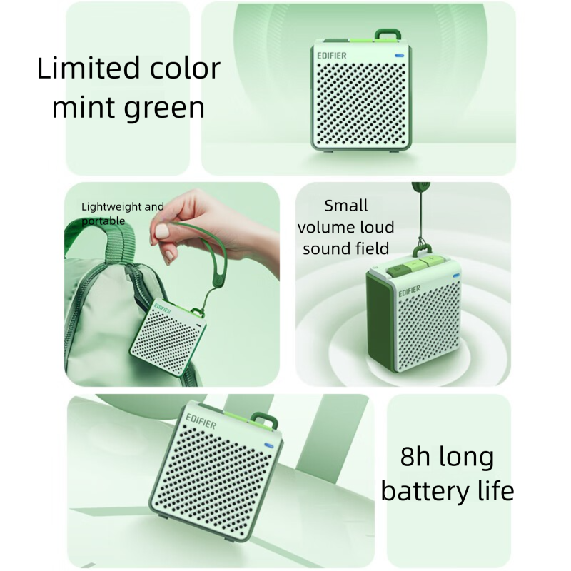 Edifier M0 Tragbarer Bluetooth-Outdoor-Mii-Lautsprecher, Nettogewicht nur 70 g, ultralange Akkulaufzeit, limitierte Edition mit_voghion.com