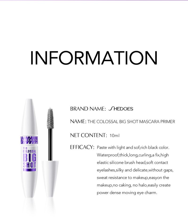 SHEDOESTEMU primer per modellare i riccioli, impermeabile, anti-sbavature, base bianca, occhi, nero_voghion.com