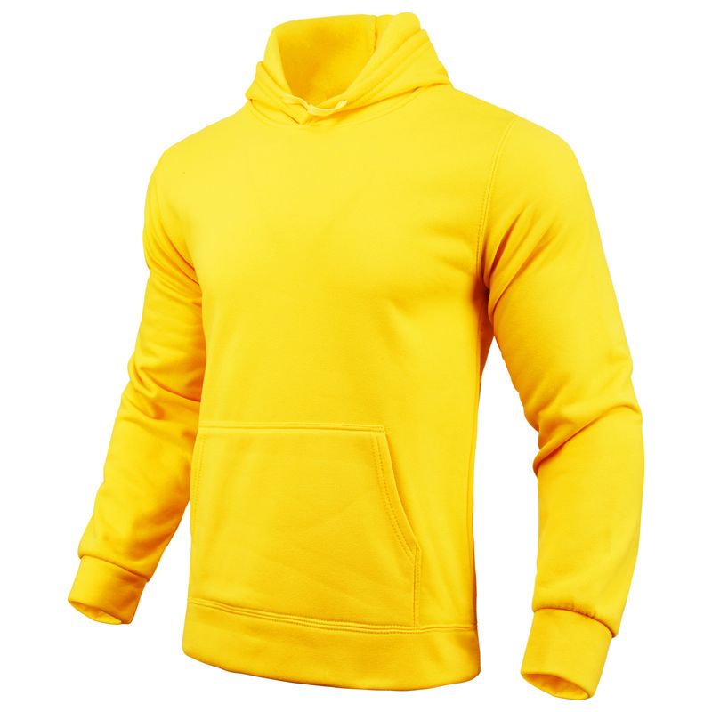 Felpa con cappuccio da uomo, maglione casual alla moda, felpa con cappuccio tinta unita, pullover con cappuccio a maniche lunghe_voghion.com
