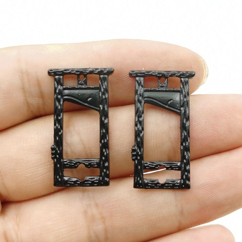 Accessori per gioielli con ciondolo a ghigliottina in lega di zinco adatti per la realizzazione di collane e orecchini_voghion.com