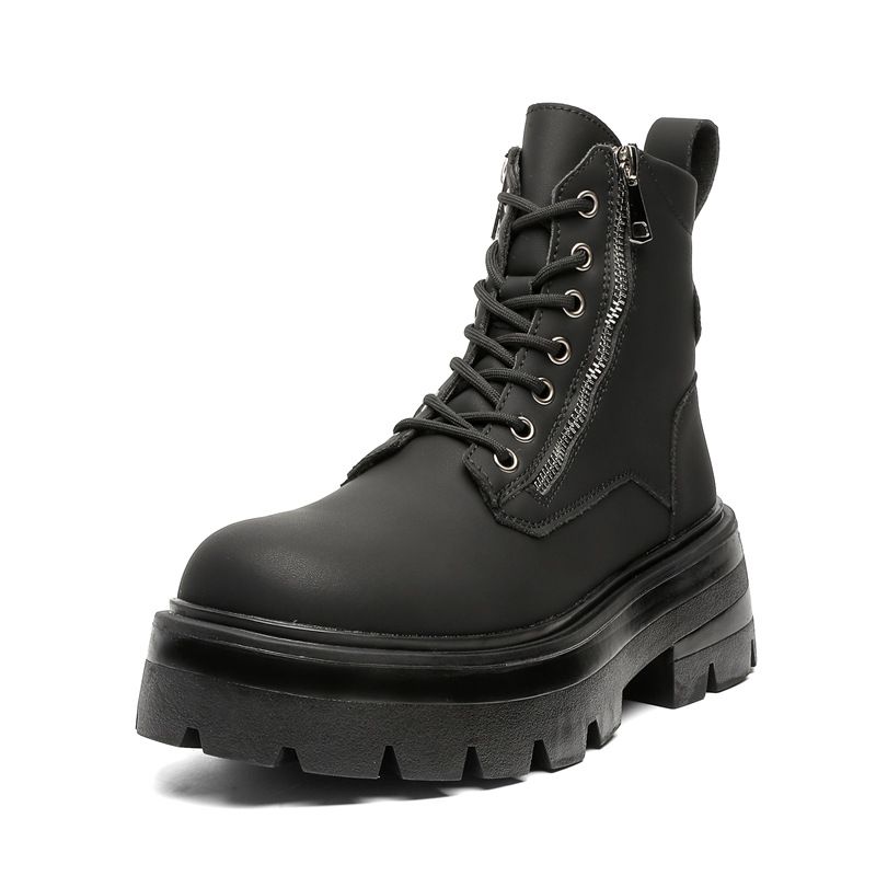 Lässige Martin-Stiefel Retro-Werkzeugstiefel Outdoor-Wanderstiefel Nischen-Herrenstiefel_voghion.com
