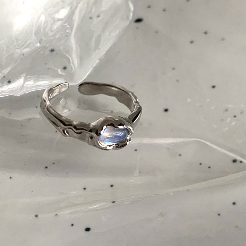 Sterling Silver Plain Band Ring For Women, Niche Light Luxury High-end Feel, Non-fading Ins Style Index Finger Ring, New_voghion.com
