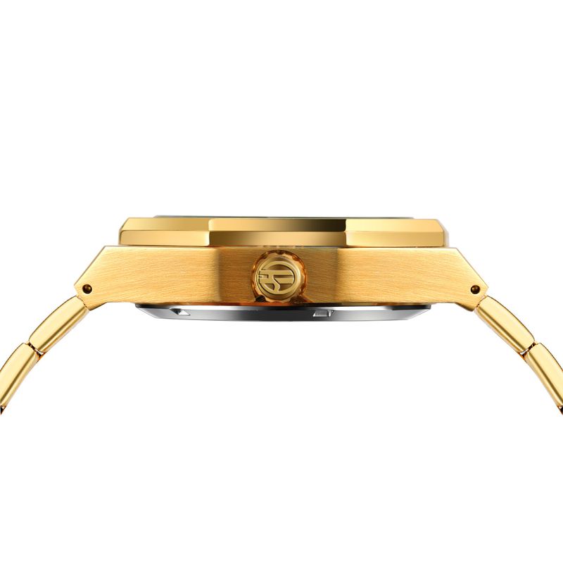 Men's Automatic Mechanical Watch With Luminous Hands, Three Subdials, And Day Display - Stainless Steel Band Six Pin Week Steel Belt Mechanical Watch_voghion.com