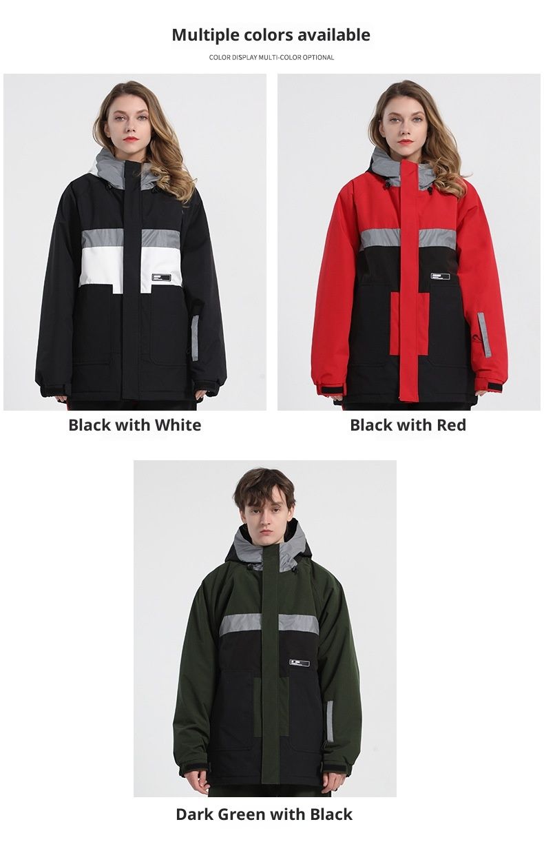 001 001 2021 Nuovo sci da donna, caldo, imbottito, impermeabile, doppia tavola, attrezzatura Internet Celebrity, snowboard riflettente alla moda_voghion.com