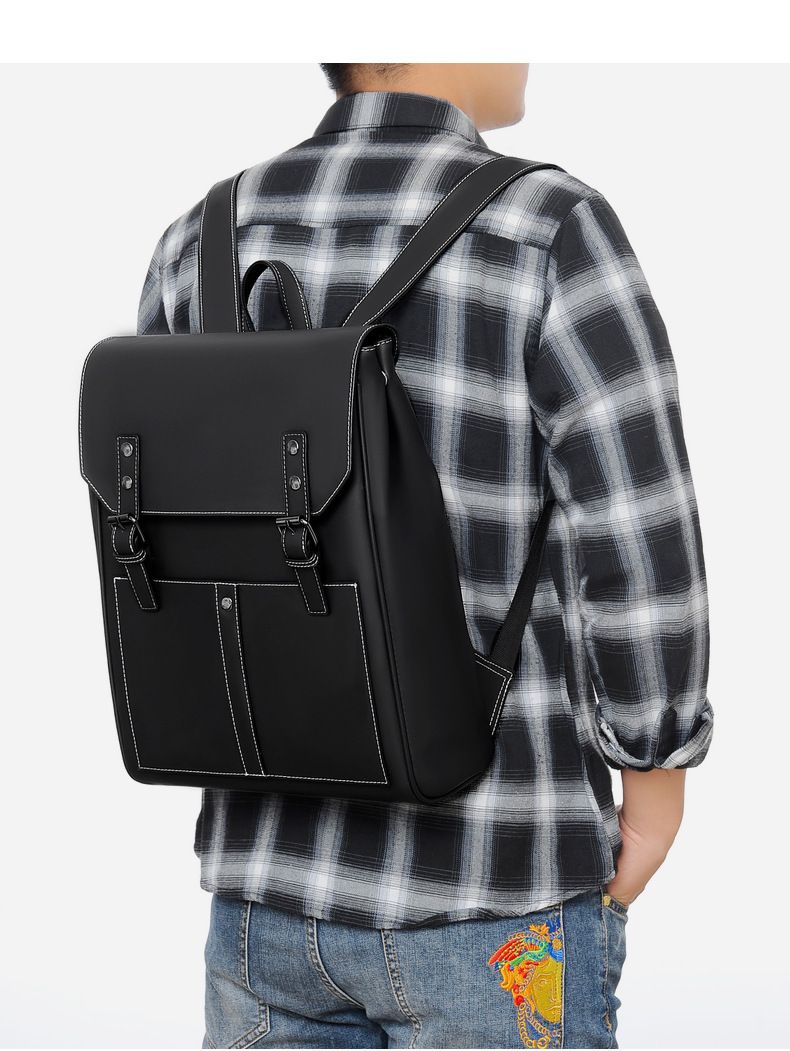 Business Backpack Men's And Women's Clamshell Large Capacity Backpack Backpack Waterproof 15.6 Inch Computer Bag_voghion.com