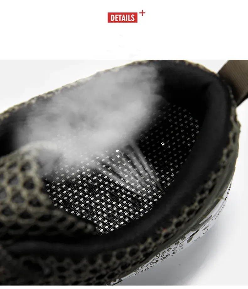 Aqua Breathable Trekking Beach Hot Quick Drying Outdoor Fishing Wading Shoes Water Sneakers Men Lace Up_voghion.com