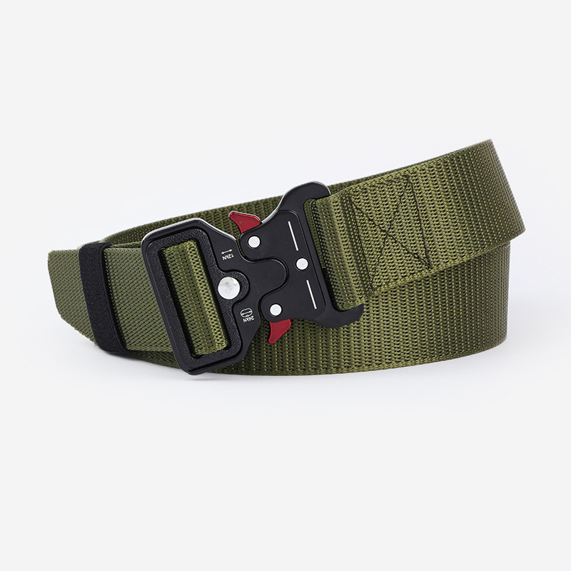 Damesriemen Cobra Tactische riem Heren en dames Canvas Nylon riem Special Forces Buiten Multifunctioneel Militair Training Camouflage Broeken_voghion.com
