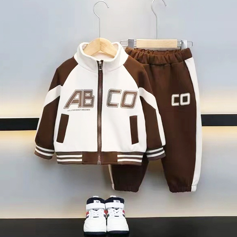 Suit 2023 New Handsome Fashionable Boys' Children's Spring and Autumn Seasons Foreigner Sports_voghion.com