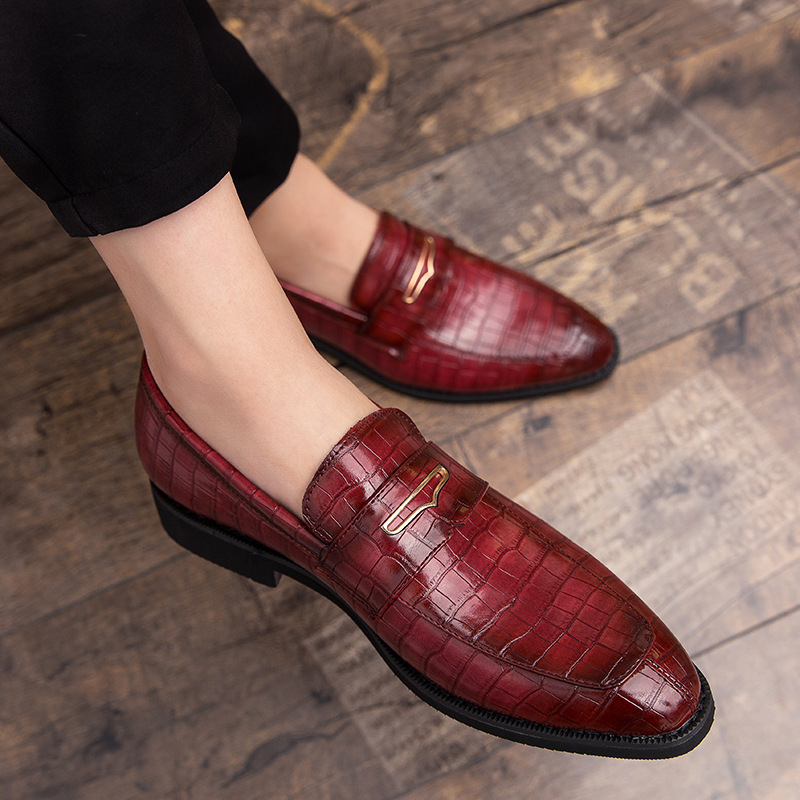 Suitable For All Seasons 2020 Autumn New British Style Casual Leather Formal Business Banquet Men's Large Size Trendy Shoes For Men_voghion.com