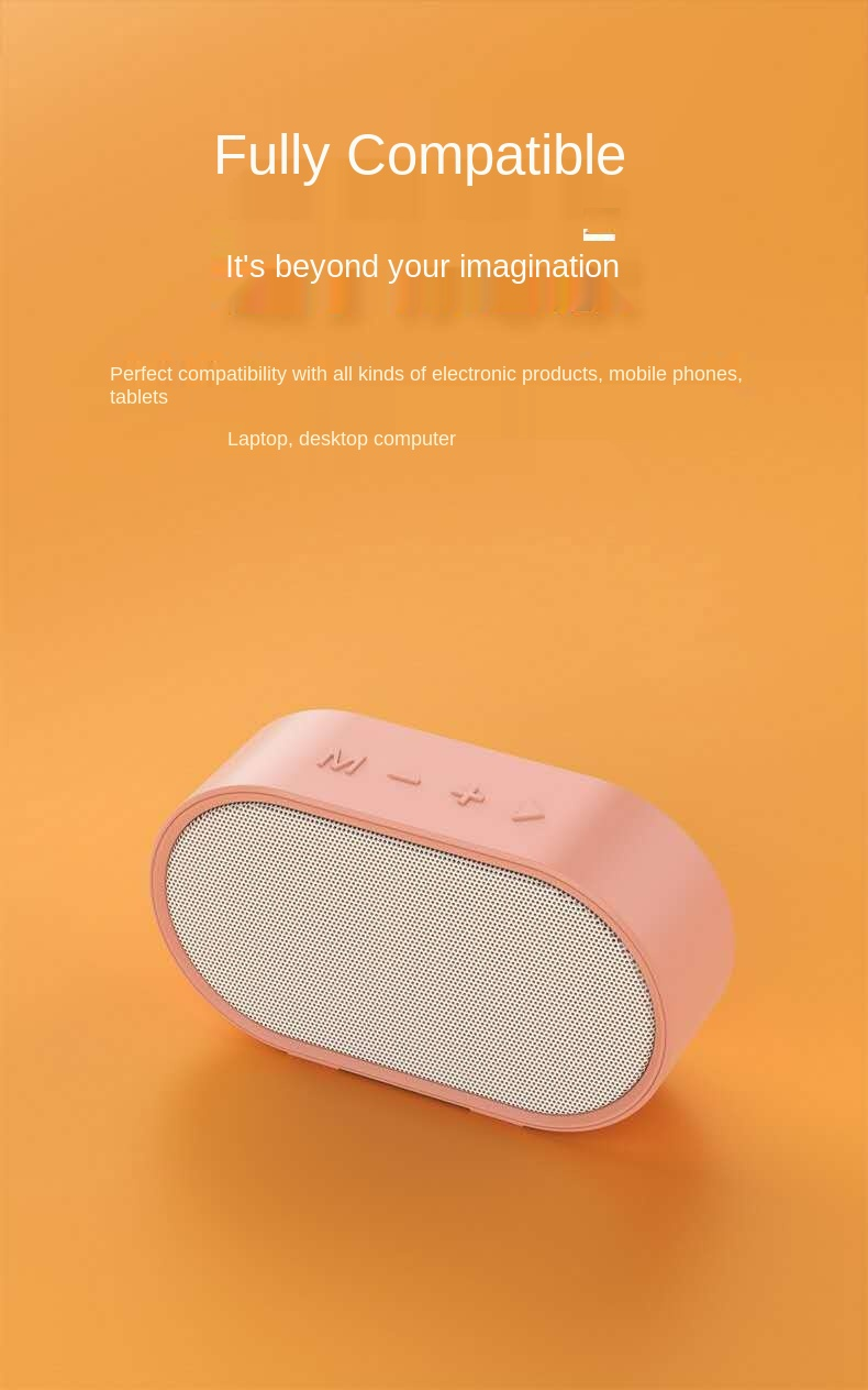 taşınabilir subwoofer masaüstü renkli çelik tabanca Bluetooth mini hoparlör_voghion.com