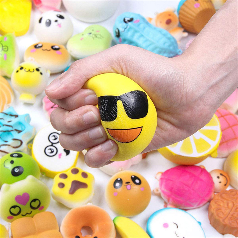 Copii interactive PU Cartoon Food Squishy lent în creștere jucării accesorii moale amuzant masă jucărie cel mai bun cadou pentru interior/exterior_voghion.com