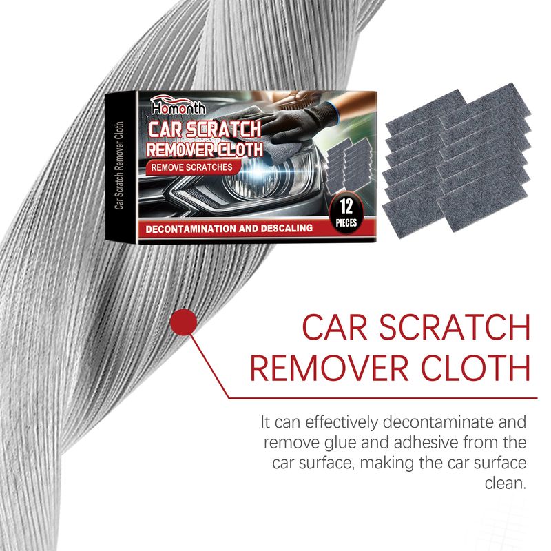 Homonth Car Scratch Remover Cloth, Car Scratch Repair Car Paint Polishing Scratches Quick Water Stain Cleaning Cloth_voghion.com