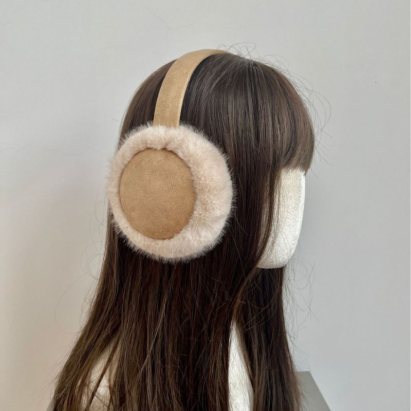 Winter Fleece Ear Muffs For Women - Soft & Warm Ear Warmers, Windproof & Cozy Ear Protection For Outdoor Activities, Commuting & Cycling_voghion.com