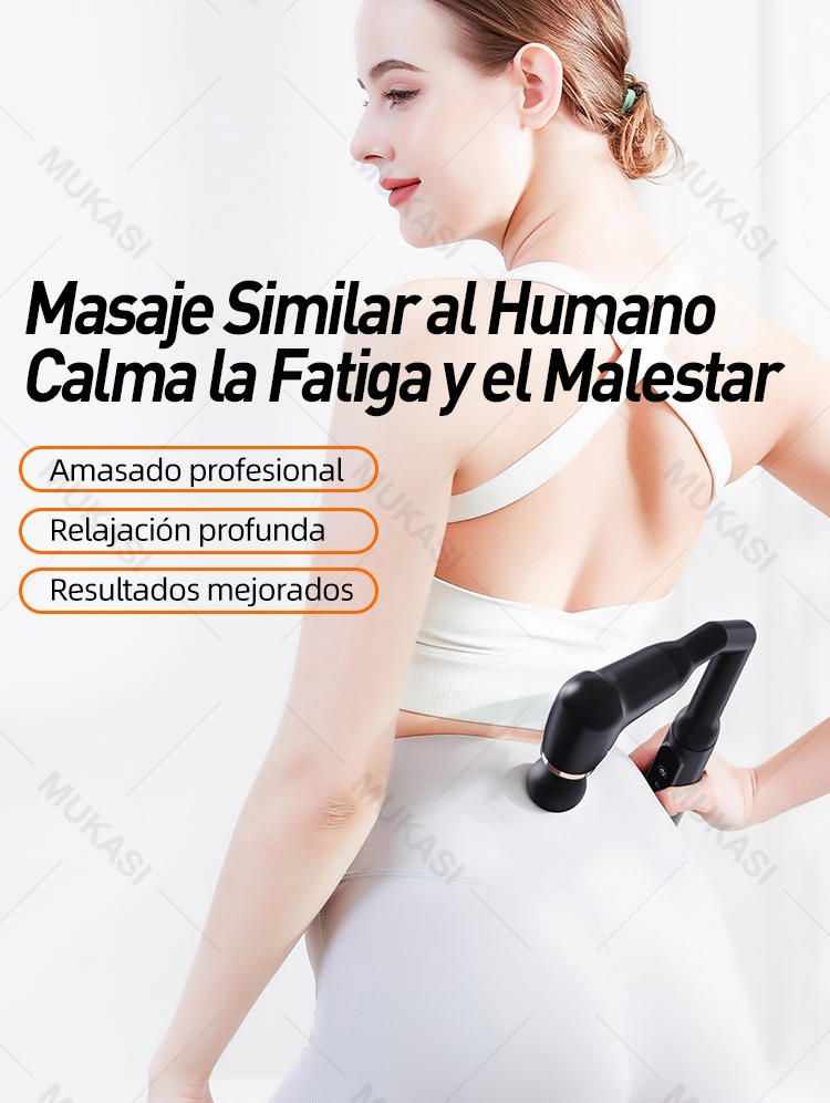 Fascial Massage Gun With Extendable Handle Elbow, Automase For Upper/Lower Deep Muscle Relief Relationship To Relieve_voghion.com