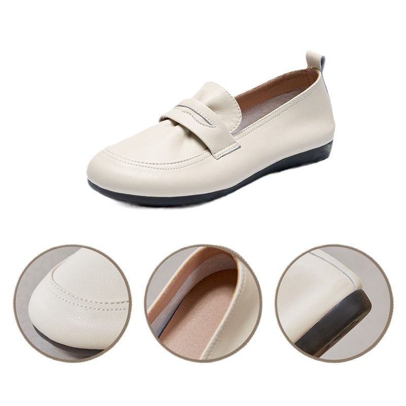 2025 New Fashionable Versatile Slip-On Loafers With Soft Soles, Wear-Resistant Thin Style, Stylish Women's Shoes_voghion.com