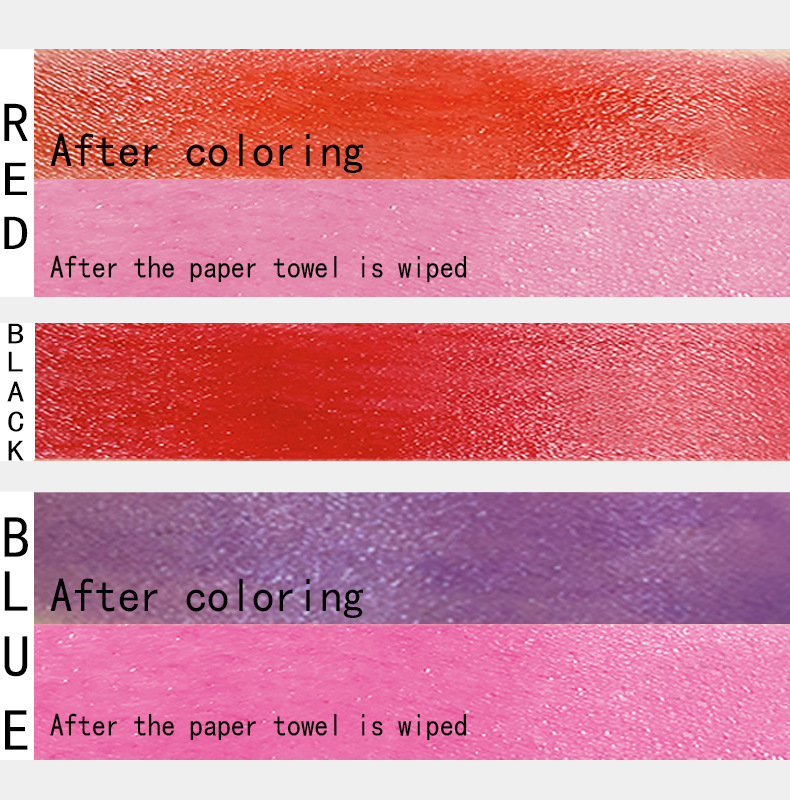 Yacai Si Hong Blau Schwarz Rose Allmählich Warm und Feuchtigkeitsspendende Bühne Make-Up Vergoldet Farbwechsel Lippenstift_voghion.com