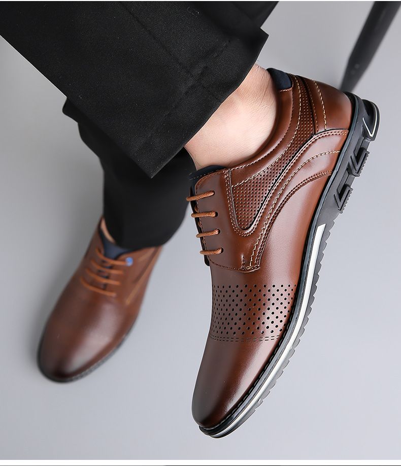 Heren Zakelijke Schoenen Slip On Party Heren Schoenen Comfortabele PU Leren Schoenen Voor Mannen Trouwjurk Schoenen Voor Mannen Zapatos Hombre38-53_voghion.com