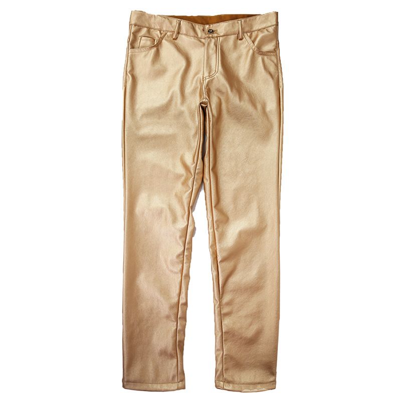 Premium Produkte Mittleren Alters und Junge männer Elastische Slim Fit Modische Anti Feuchtigkeit Weiß Dance Performance Bar Internet Promi_voghion.com