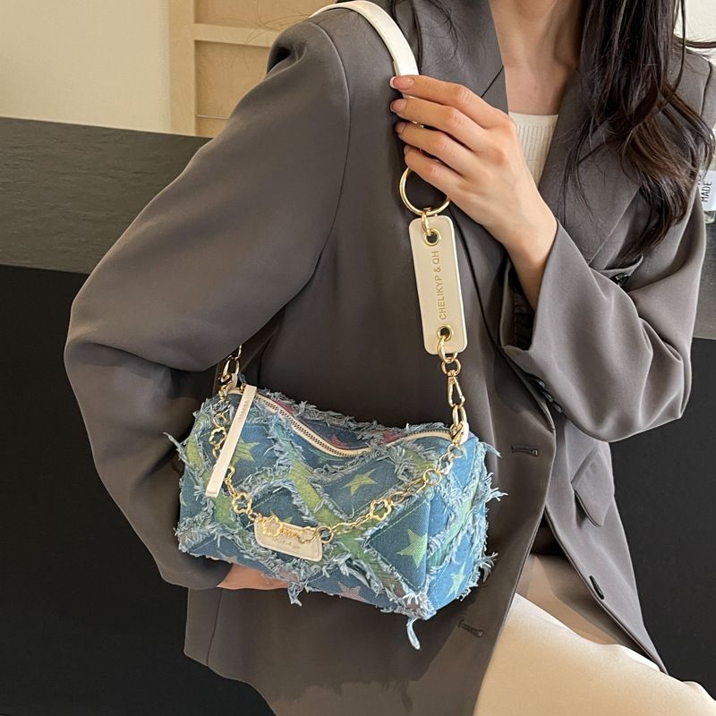 Borsa a tracolla versatile di alta qualità per l'estate 2024, borsa da pendolare casual da donna, stile coreano alla moda_voghion.com