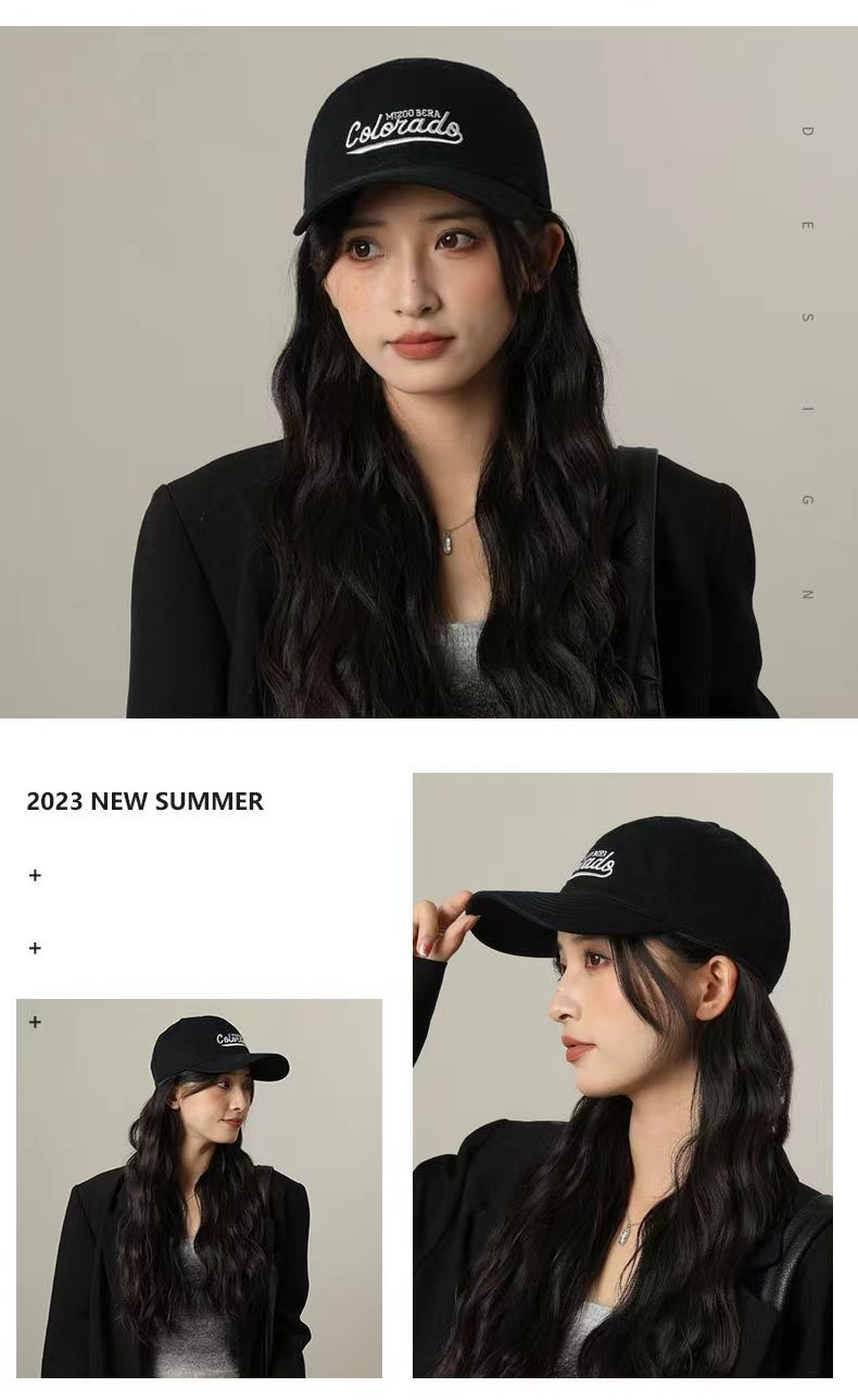Women's Baseball Cap - Wide Brim UPF50+ Sun Hat With Deep Crown (Face Slimming Design) - Casual Snapback For Summer_voghion.com