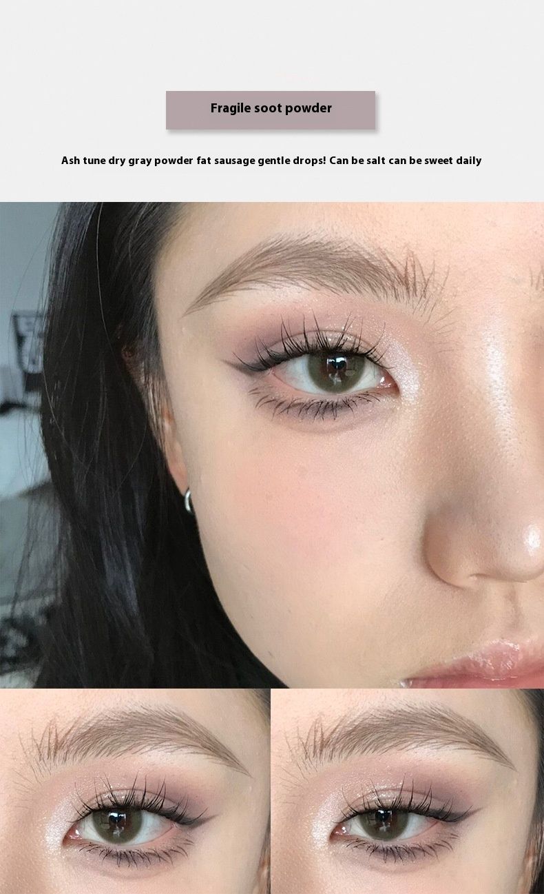 Phantom Bear Lidschattenplatte mit 12 Farben, Erdfarben, Perlglanz, matt, schwer abzunehmen, Make-up-Zementplatte, Make-up-Lidschatten_voghion.com