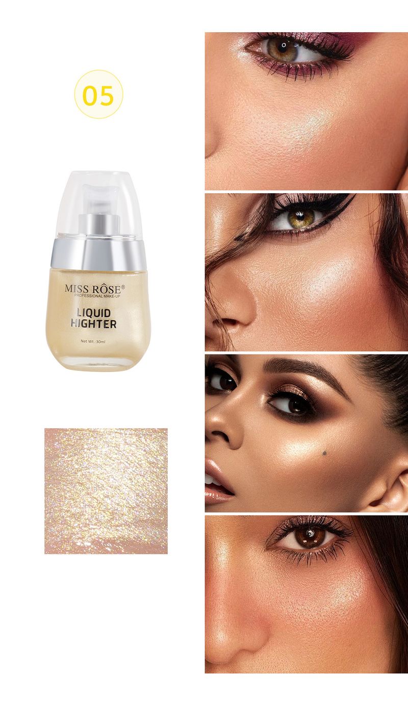 MISSROSE Pearlescent Liquid Highlighter - Ultra-Shimmer, Mermaid Starry Sky Effect, Natural Brightening For Eyes & Body_voghion.com