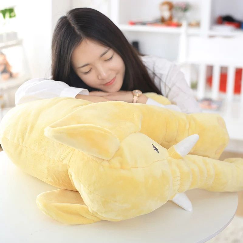 Adorable Baby Soft Plush Long Nose Elephant Sleep Pillow For And Kids Newborns_voghion.com